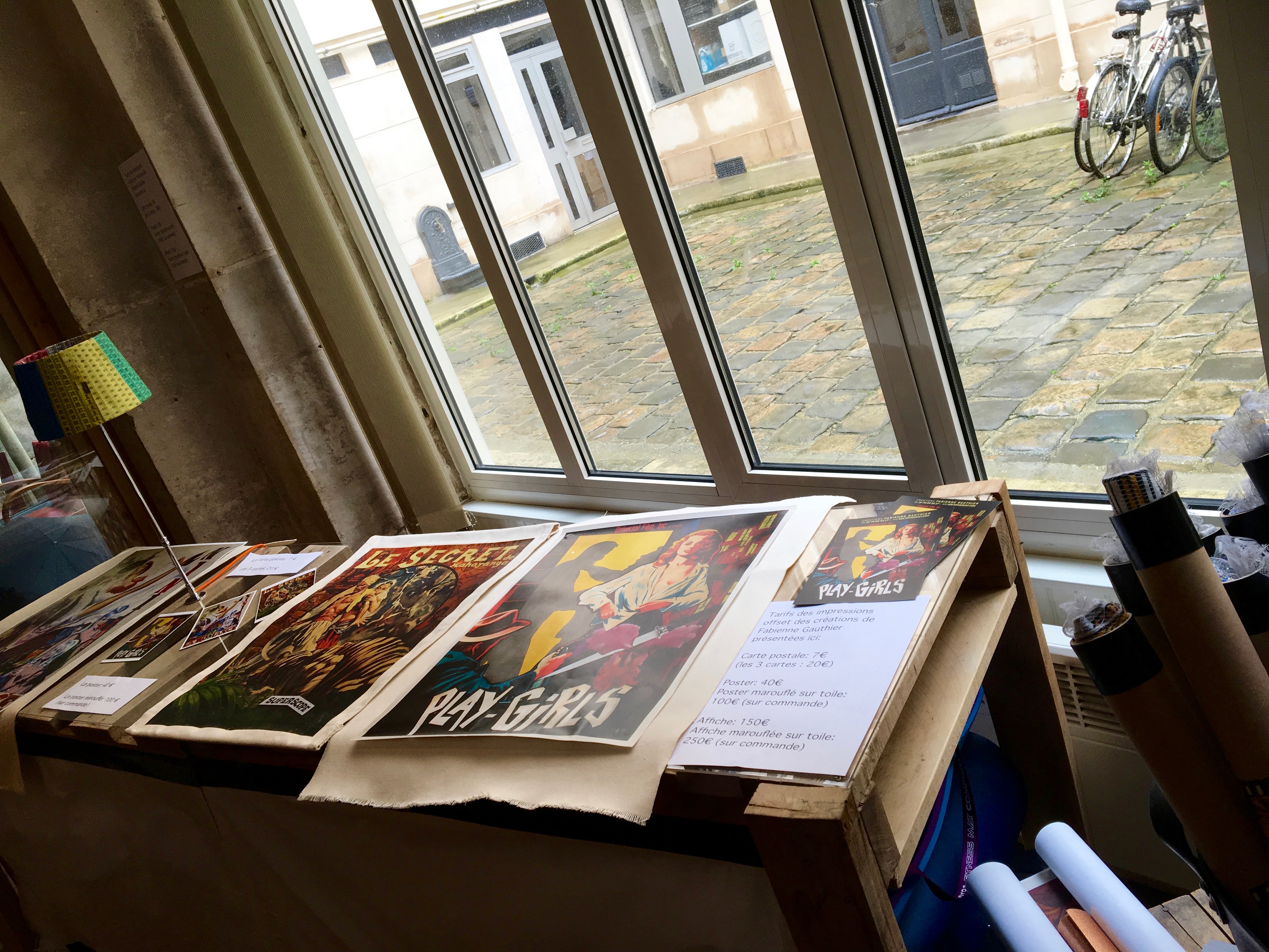 1ère expo-vente des créations de fausses affiches de cinéma d'Asktothedust ! Mai 2016 